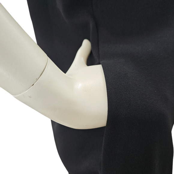 NWT Ted Baker Dress Womens 6 Ted Baker 2 Black Chharis Shift Sleeveless Stretch - Picture 9 of 16